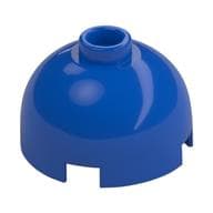 Brick Round 2 x 2 Dome Top, Hollow Stud em Azul