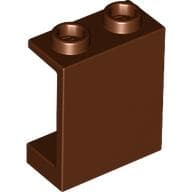 Panel 1 x 2 x 2 [Hollow Studs] em Marrom avermelhado