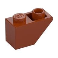 Brick Sloped Inverted 45° 2 x 1 em Laranja escuro