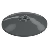 Dish 8 x 8 Inverted [Radar], Solid Studs, Rounded Anti-stud Underside em Cinza azulado escuro