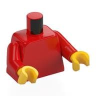 Torso, Red Arms, Yellow Hands [Plain]