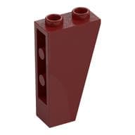 Brick Sloped Inverted 75° 2 x 1 x 3 em Vermelho escuro