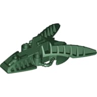 Large Figure Foot, Piraka Mechanical em Verde escuro