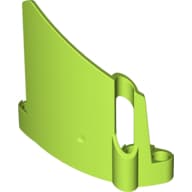 Technic Panel Fairing #22 Large Short, Small Hole, Side A em Verde-limão