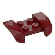 Mudguard 2 x 4 with Molded Headlights em Vermelho escuro