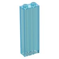 Brick 1 x 2 x 5 without Side Supports em Azul