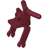 Tricycle Body Front Fork / Handlebars em Vermelho escuro
