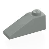 Brick Sloped 33° 3 x 1 em Cinza claro
