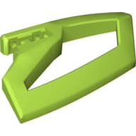 Technic Panel RC Car - Flexible Left em Verde-limão