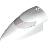 Aircraft Fuselage Curved Forward 8 x 16 x 5 with Trans-Brown Glass