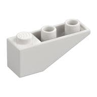 Brick Sloped Inverted 33° 3 x 1 with Internal Stopper and No Front Stud Connection em Branco
