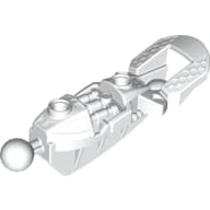 Large Figure Skeletal, Limb, with 2 Ball Joints (Toa Inika) em Branco