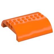 Brick Curved 8 x 8 x 2 Double em Laranja