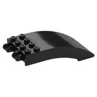 Windscreen 8 x 4 x 2 Curved [2 Dual-Fingered Click Hinges]