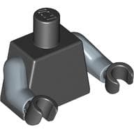 Torso, Sand Blue Arms, Black Hands [Plain]