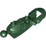 Large Figure Skeletal, Limb, with 2 Ball Joints (Toa Inika) em Verde escuro