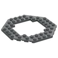 Plate Special 10 x 10 Octagonal Opening em Cinza azulado escuro