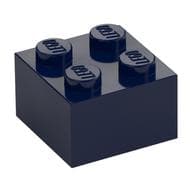 Brick 2 x 2 em Azul escuro
