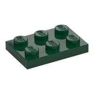 Plate 2 x 3 em Verde escuro