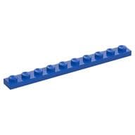 Plate 1 x 10 em Azul