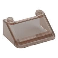 Windscreen 3 x 4 x 1 1/3 Large Glass Surface em Marrom translúcido