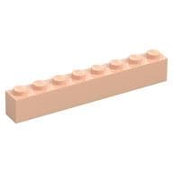 Brick 1 x 8 em Nougat claro