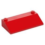 Brick Sloped 33° 3 x 6 No Inner Walls em Vermelho