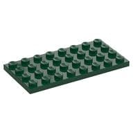 Plate 4 x 8 em Verde escuro