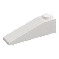 Brick Sloped 18° 4 x 1 em Branco