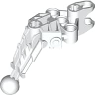 Large Figure Skeletal, Limb, Angular with Ball Joint and Ball Socket (Solek) em Branco