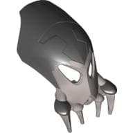Large Figure Mask Kirop with Marbled Black Pattern
