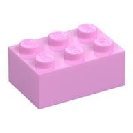 Brick 2 x 3 em Rosa vivo