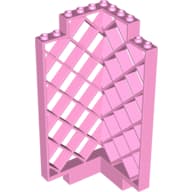 Belville, Wall, Lattice 6 x 6 x 12 Corner em Rosa vivo