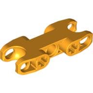 Technic Axle and Pin Connector 2 x 5 with Two Ball Joint Sockets [Closed Sides] [Closed Axle Holes] em Laranja vivo claro