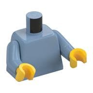 Torso, Sand Blue Arms, Yellow Hands [Plain]