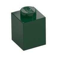 Brick 1 x 1 em Verde escuro