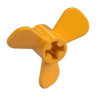 Propeller 3 Blade 3 Diameter with Axle Cross em Laranja vivo claro