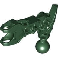 Large Figure Skeletal, Limb, Angular with Ball Joint and Ball Socket (Av-Matoran) em Verde escuro