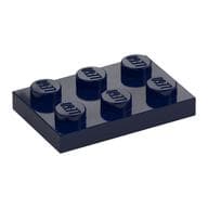 Plate 2 x 3 em Azul escuro