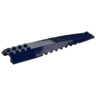 Brick Wedged, Curved 16 x 4 Triple with Inner Ridges em Azul escuro