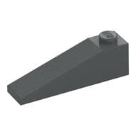 Brick Sloped 18° 4 x 1 em Cinza azulado escuro