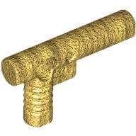 Equipment Hose Nozzle / Gun with Side String Hole Simplified em Dourado metálico