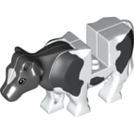 Animal, Cow with Black Spots Print
