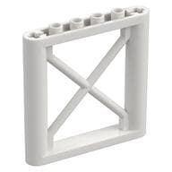 Support 1 x 6 x 5 Girder Rectangular em Branco