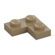 Plate 2 x 2 Corner em Bege escuro