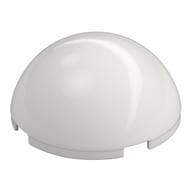 Dome Hemisphere 4 x 4 em Branco