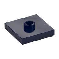 Plate Special 2 x 2 with Groove and Center Stud (Jumper) em Azul escuro
