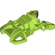 Large Figure Foot, Small with Axle Connector em Verde-limão