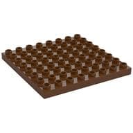 Duplo Plate 8 x 8 em Marrom avermelhado