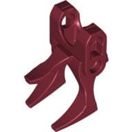 Large Figure Weapon, Claw with Ball Joint Socket em Vermelho escuro
